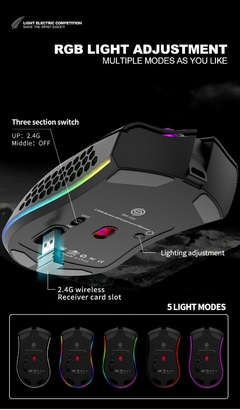 mouse bm600 rgb recaregavel na internet