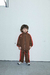 Image of bicolor windbracker jacket ( brown & tomato)