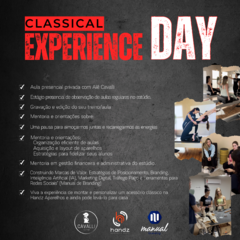 Um dia inteiro de Imersão "Classical EXPERIENCE DAY"