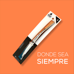 BOMBILLA CHATA ACERO INOX / "DONDE SEA, SIEMPRE"