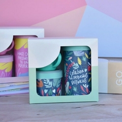 PACKAGING PARA JUEGO DE LATAS Y MATE