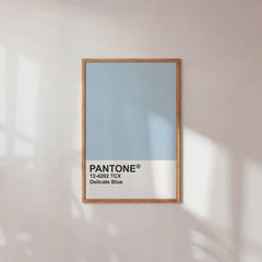 CUADRO PANTONE DELICATE BLUE 30x45cm