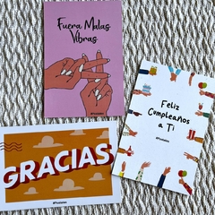 TARJETA DE REGALO FUERA MALAS VIBRAS - comprar online