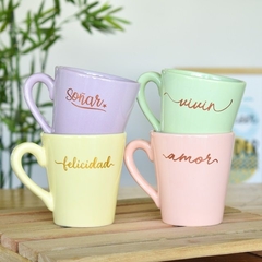 TAZA CERÁMICA PASTEL