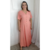 Vestido Dona Charme Longo Salmon - comprar online