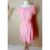 Vestido Ciganinha Feminino Curto (Poá Rosa)