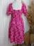 VESTIDO LESSE MIDI PINK - Jully Sempre Bella