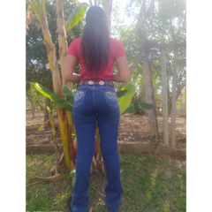 Calça Bordada Cavalo Tc7 Jeans Country na internet