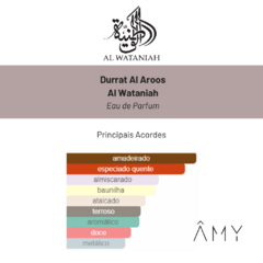 Durrat Al Aroos - Al Wataniah - Perfume feminino - Árabe - Eau de Parfum - Decant na internet