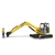 Escavadeira CATERPILLAR com trabalhador - comprar online