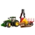 Trator JOHN DEERE 7R 350 com reboque florestal e troncos