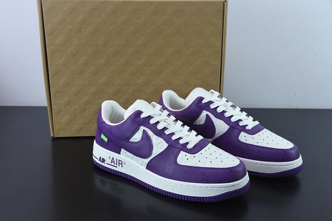 T nis Louis Vuitton Nike Air Force 1 Low By Virgil Abloh White Royal