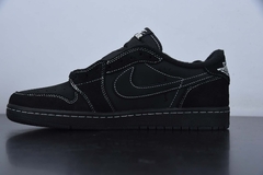 Tênis Jordan 1 Retro Low OG SP Travis Scott Black Phantom na internet