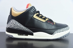 Tênis Jordan 3 Retro Black Cement Gold - comprar online