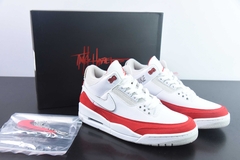 Tênis Jordan 3 Retro Tinker White University Red