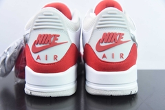 Tênis Jordan 3 Retro Tinker White University Red - Loja Princípios