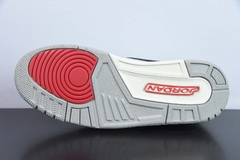 Tênis Jordan Legacy 312 Low Tech Grey Fire Red Black