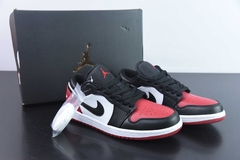 Tênis Jordan 1 Low Bred Toe