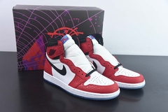 Tênis Jordan 1 Retro High Spider Man Origin Story