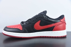 Tênis Jordan 1 Low OG Bred na internet