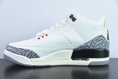 Tênis Jordan 3 Retro Free Throw Line White Cement na internet