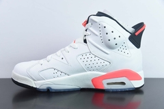 Tênis Jordan 6 Retro Infrared White na internet