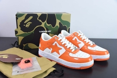 Tênis A Bathing Ape Bape Sta Low Orange