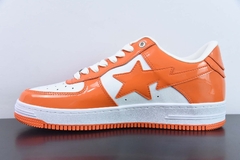 Tênis A Bathing Ape Bape Sta Low Orange na internet