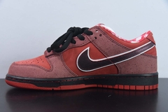 Tênis Nike SB Dunk Low Concepts Red Lobster na internet