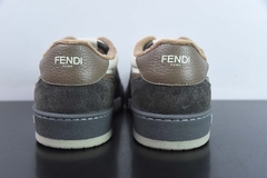 Tênis Fendi Match Low Top Grey Suede - Loja Princípios