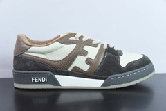 Tênis Fendi Match Low Top Grey Suede - comprar online