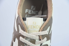 Tênis Fendi Match Low Top Grey Suede - loja online