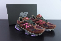 Tênis New Balance 9060 Rich Oak Burgundy