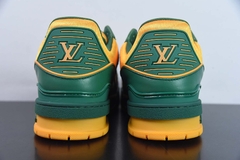 Tênis Louis Vuitton Trainer Green Orange - Loja Princípios