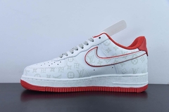 Tênis Nike Air Force 1 Low New York Yankes White Red na internet