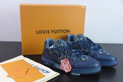 Tênis Louis Vuitton LV Trainer x Nigo Blue Demin