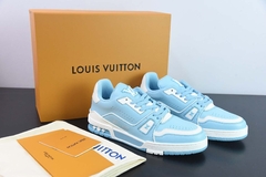 Tênis Louis Vuitton LV Trainer #54 Light Blue White