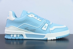 Tênis Louis Vuitton LV Trainer #54 Light Blue White - comprar online