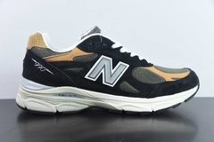 Tênis New Balance 990v3 MiUSA Black Tan - comprar online