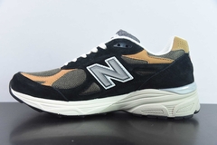 Tênis New Balance 990v3 MiUSA Black Tan na internet