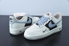 Tênis Nike Air Force 1 Low '07 QS Sail White Black Mini Swoosh