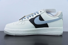 Tênis Nike Air Force 1 Low '07 QS Sail White Black Mini Swoosh na internet