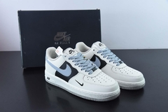 Tênis Nike Air Force 1 Low '07 QS Sail White Black Mini Swoosh