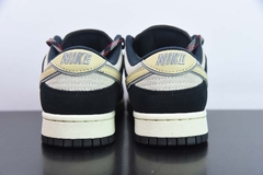 Tênis Nike Dunk Low LX Black Suede Team Gold - Loja Princípios