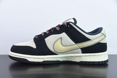 Tênis Nike Dunk Low LX Black Suede Team Gold na internet