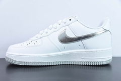 Tênis Nike Air Force 1 '07 Low Color of the Month White Metallic Silver na internet