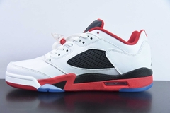 Tênis Jordan 5 Retro Low Fire Red na internet