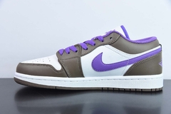 Tênis Jordan 1 Low Purple Mocha na internet