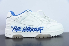 Tênis OFF-WHITE Out Of Office "OOO" Low Tops For Walking White White Dark Blue - comprar online