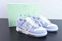 Tênis OFF-WHITE Out Of Office Calf Leather White Lilac